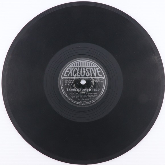 Joe Liggins & His Honeydrippers, I Know My Love Is True/Harlemesque 78rpm Record - Picture 2 of 6